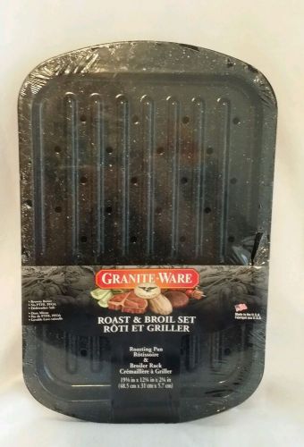 Granite Ware Roast &amp; Broil Set New