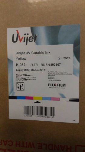 FUJIFILM Uvijet UV Curable Ink KI025 2LTR Yellow  Expiration Date June 3 2017