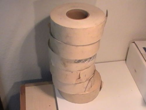 (6) rolls Vintage Drywall Joint Paper Tape White  2&#034; by 6.25 diameter