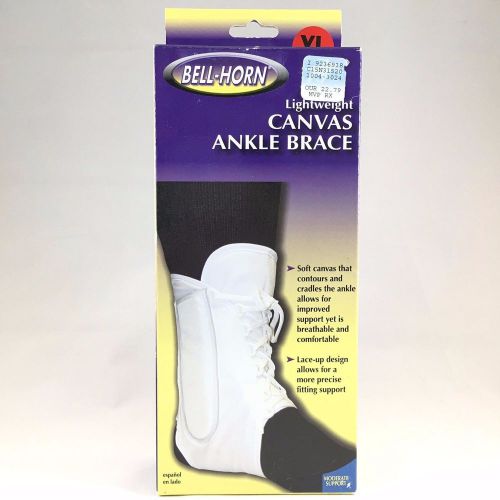 Bell horn lightweight canvas ankle brace size large for sale