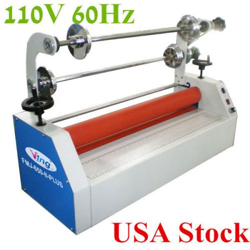 Usa!! 26&#034; semi-auto electric business card cold laminating machine laminator for sale