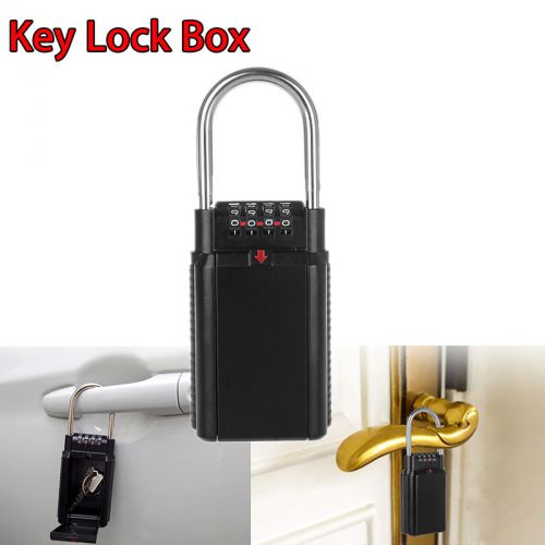 key Storage Cabinet 4 Digit Key Storage Security Lock Padlock-Door Handle Travel