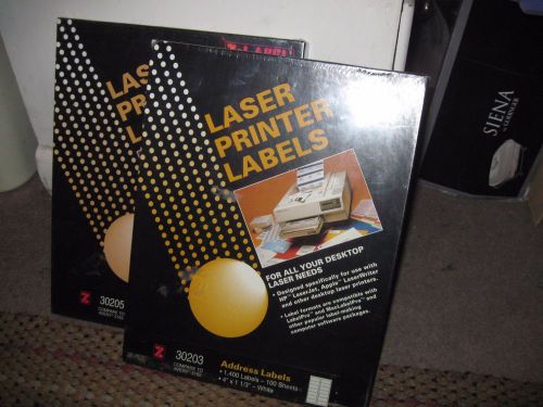 200 Pages Z-Labels Mailing Laser Labels 2800 Labels 1.33 x 4 &#034; avery temp 5162
