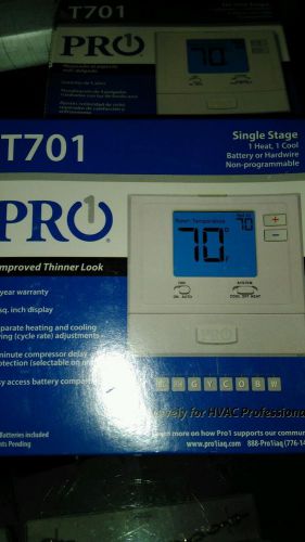 Pro1IAQ T701 1H/1C Non- Programmable Digital Thermostat