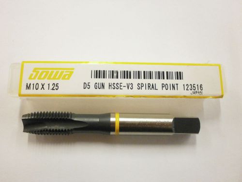 Sowa Tool M10 x 1.25 D5 Spiral Point Yellow Ring Tap CNC Style HSS 123-516 ST34