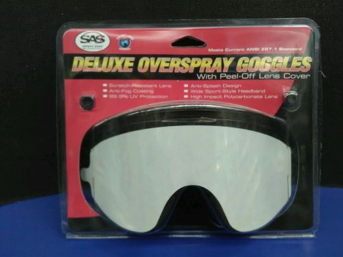 New Brand S A S Safety Corp Sa5106 Deluxe Overspray Goggles