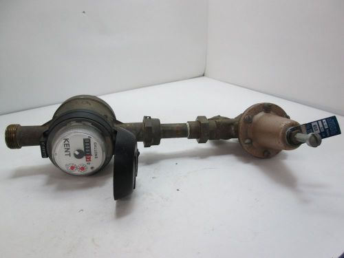 Kent 5/8&#034; X 3/4&#034; Water Meter With Regulator, 15&#034; In Length