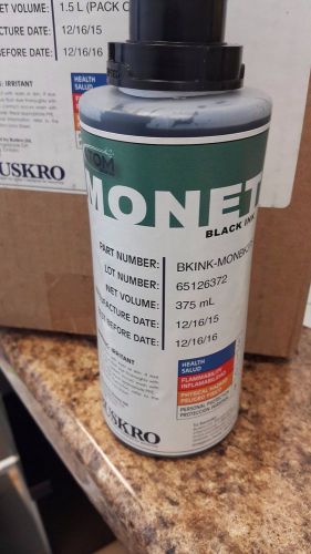 ~SALE~ Buskro Monet Black INK BKINK-MONBK4B 1.5L bottles
