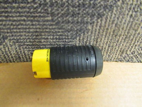 PASS &amp; SEYMOUR LOCKING CONNECTOR L2020C 20A A AMP 347/600V VOLT