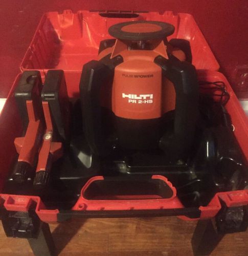Hilti PR2-HS Rotating Laser Level With PRA 83/ PRA 20/ &amp;Charger In Case