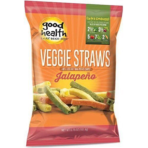 Good Health Jalapeno Veggies Straws, 6.75 Ounce -- 10 per case.