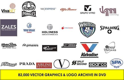 82,000 VECTOR LOGO DVD Graphic Vinyl Cutter Design Clipart EPS AI Decal Stickers