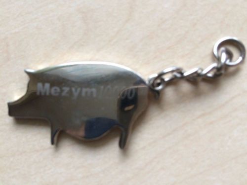 MEZYM Pharmacy Pig Keychain Key fob Key chain Car key holder