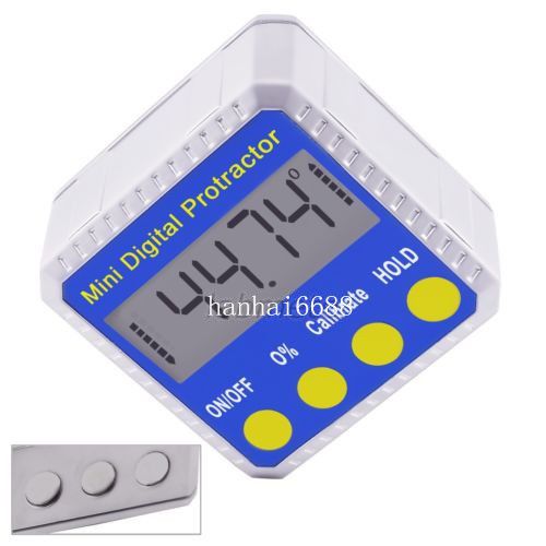 Electronic Digital Inclinometer Angle Gauge Meter Protractor 360° Magnetic Base