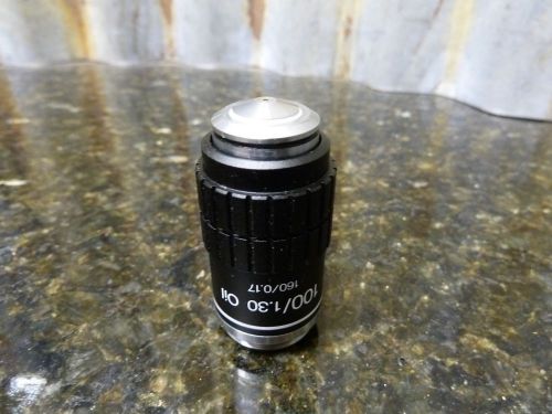 Swift Microscope Objective 100/1.30 Oil 160/0.17 58 Fast Free Shipping Included
