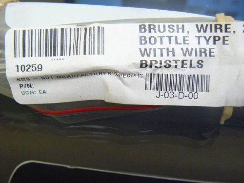 NEW BRUSH, WIRE 2 BOTTLE TYPE WITH WIRE BRISTELS  10259 LOT OF 11
