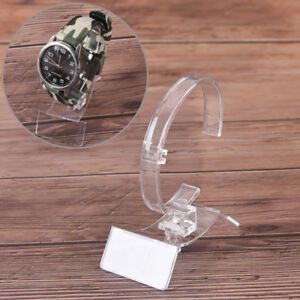 clear plastic jewelry bangle bracelet watch display stand hold watch holde.V