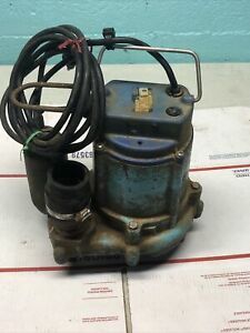 Little Giant 6EC-CIA-SFS 1/3 Hp 1-1/2&#034; OUTLET Sump Pump  53GPM 1/2&#034; Solids EUC