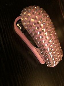 Light Pink Bling Rhinestone Mini Stapler And Staples