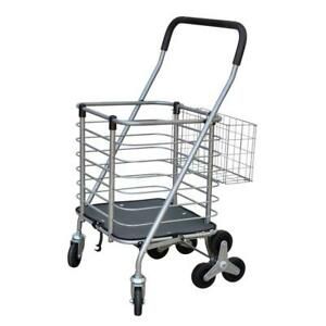 Milwaukee Easy Climb Shopping Cart Accessory Basket 3 Wheel Cleaning Storage