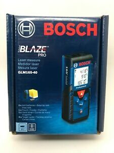 Bosch Blaze Pro GLM165-40 Laser Measure - New