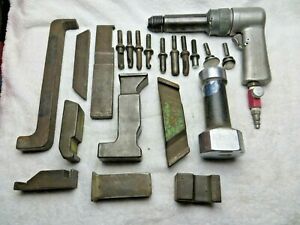 RIVET GUN DK PRODUCTS DV-1148 with Various Bucking Bar, Additional Sets