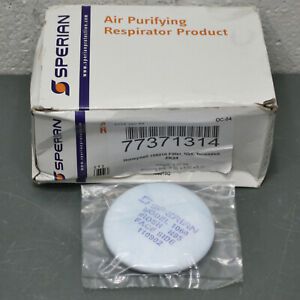 (24) Sperian Respirator Pre-Filters 1060, 3&#034; Respirator Filter, White