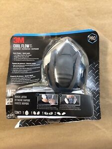3M 6502QLPA1-A-PS Paint Project Respirator with Quick Latch Cool Flow Medium USA