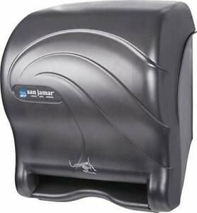 San Jamar T8490TBK Smart Essence Oceans Hands Free Paper Towel Dispenser Black