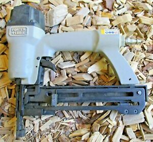 PORTER CABLE NS 150A  1/4&#034; NARROW CROWN STAPLER NAILER AIR TOOL ~ 100% TESTED !!
