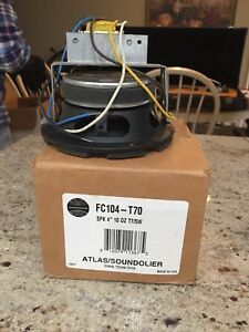 atlas soundolier 4 inch PA speaker with transformer tap FC104-T70