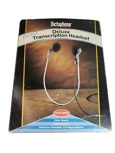 DICTAPHONE Deluxe Transcription Headset 1997 Made In Japan 878844