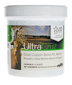 UltraCruz - sc-363825 Goat Copper Bolus Supplement for Adult Goats, 100 Count X