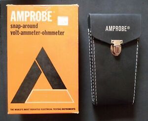 Amprobe Ultra RS-3 Volt-Ohm-Ammeter w/ Ohm &amp; Voltage Probes and case Ser#328829