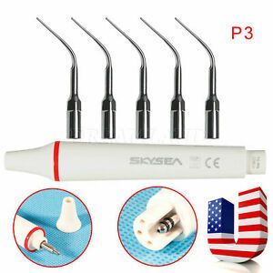 SKYSEA Dental Ultrasonic Piezo Electric Scaler Handpiece + 5 Tips P3 Fit EMS MDW