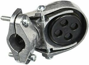 Halex 58005 Service Entrance Caps Clamp On Type Aluminum (5 Piece), 1/2&#034;