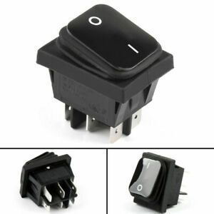 4Pcs RLEIL RL2-202 Waterproof IP65 Car Rocker Switch 6Pin ON-Off-ON 125/250VAC