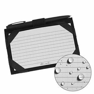 Rite In The Rain Weatherproof Index Card Kit Black CORDURA Fabric Cover 100 G...