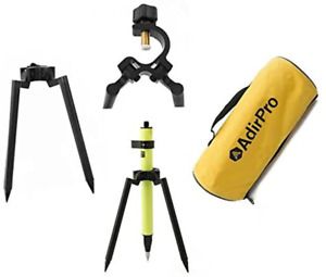 Mini Prism Bipod 10&#034; legs Aluminum Surveying, Topcon, Sokkia, Seco