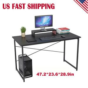 47.2&#034; Home Office Study Writing Computer Desk Table Modern Style Computer Laptop