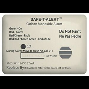 Safe-T-Alert 62 Series Carbon Monoxide Alarm - 12V - 62-541-Marine Surface Mo...