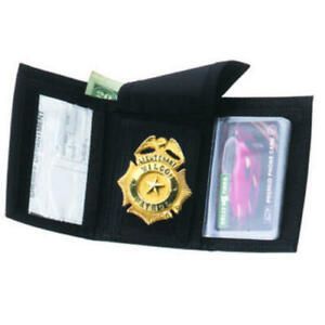 Strong Leather 70000-0002 Black Ballistic Nylon Tri-Fold Wallet/Pocketbook