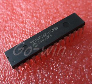 2PCS PIC18F252-I/SP DIp-28 Microcontroller PIC18F252 32K 40MHz MC