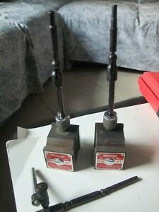 Starrett No. 657A Magnetic Base Indicator Holder -Lot of 2