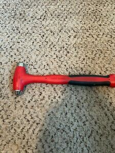 Snap-On    HBBD8 - 8 Oz. Ballpeen Hammer Red Soft Grip Handle