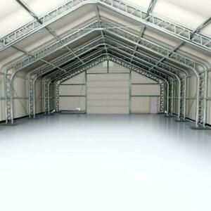 Covermore DOUBLE TRUSS 50x100x23 (32oz PVC) tension fabric storage building barn