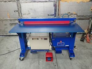 Aline Model HD-36DD Horizontal Heat Sealer with Remcor Cornelius CH250A Chiller