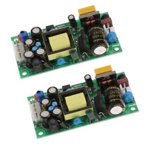 2x AC-DC 85-265V to 12/5V Dual Output  Isolated Power Supply Module
