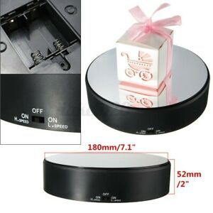 7&#039;&#039; Rotating Revolving Jewelry Turn Table Plate Mirror Display