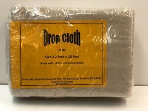 Drop Cloth 12&#039; x 16&#039;  Cotton 8 oz New